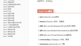 Java开发核心单词表（带音标）