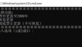 Windows系统暂停更新至2999年