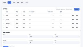 我的记账本v1.0，html记账工具