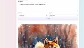 适用于彩虹工具箱程序的AI生成图文绘画插件工具