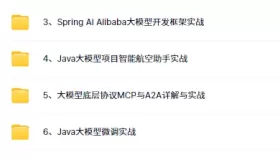 【完结】JAVA+AI大模型智能应用开发实战