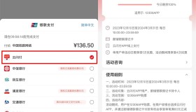 12306使用邮储支付满60减15元