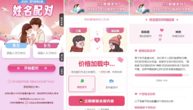 2025姓名配对测算配对系统七天情侣PHP源码带后台