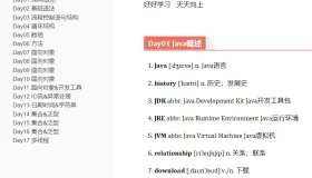 Java开发核心单词表（带音标）