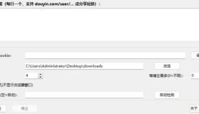 抖音博主作品批量下载器V1.1