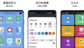 安卓桌面APP软件 老人桌面启动器Launcher高级版 老年人简化操作逻辑
