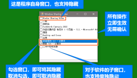 隐藏程序文档窗口工具1.0