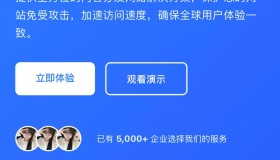 CDN销售单页php源码 给朋友定制的 企业科技风格