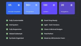 游戏APP后台管理系统HTML网站模板源码UI设计界面模板XD\SKETCH