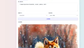 适用于彩虹工具箱程序的AI生成图文绘画插件工具