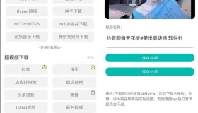 下载工具箱会员解锁版 安卓下载器 支持短视频抖音、快手、西瓜、B站等下载