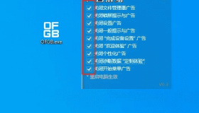 OFGB一键关闭Windows内置广告