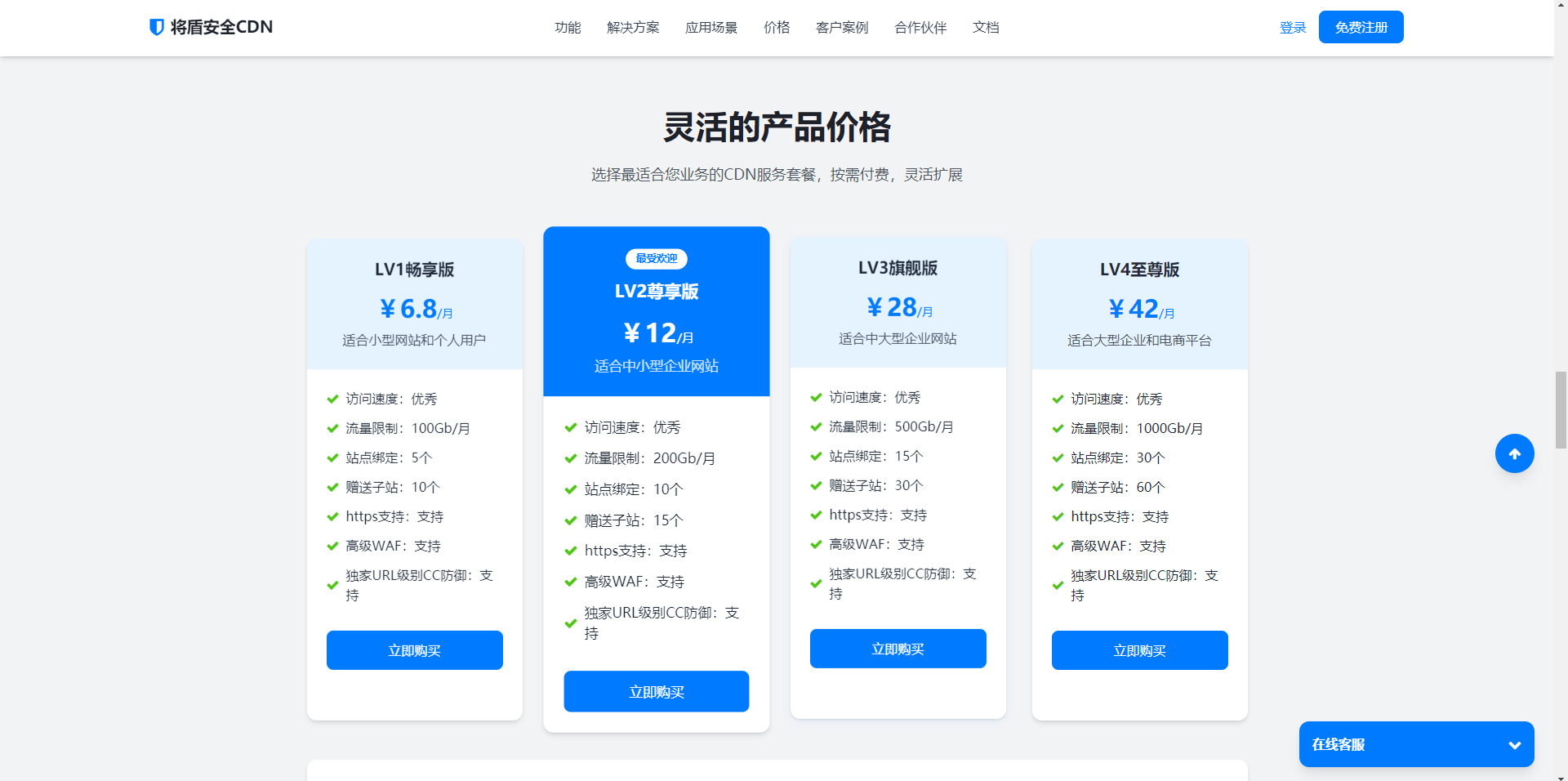 CDN 销售单页 php 源码 给朋友定制的 企业科技风格 免费分享给大家对接的 LECDN 你们自己