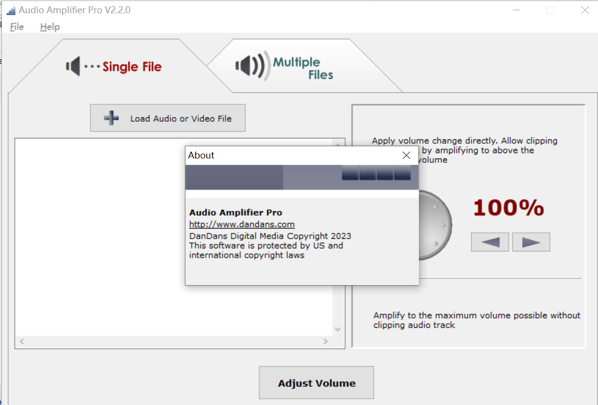 音频音量放大工具 Audio Amplifier Pro V2.2.0