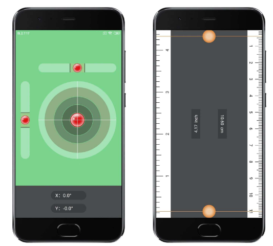 测量工具大全app 噪音计、手电筒、尺子、挂画校准、量角器、水平仪、测量距离和指南针