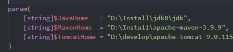 java 环境下的 mavne、tomcat,jdk 环境自动化配置 java 环境下的 mavne、tomcat,jdk 环境自动化配置