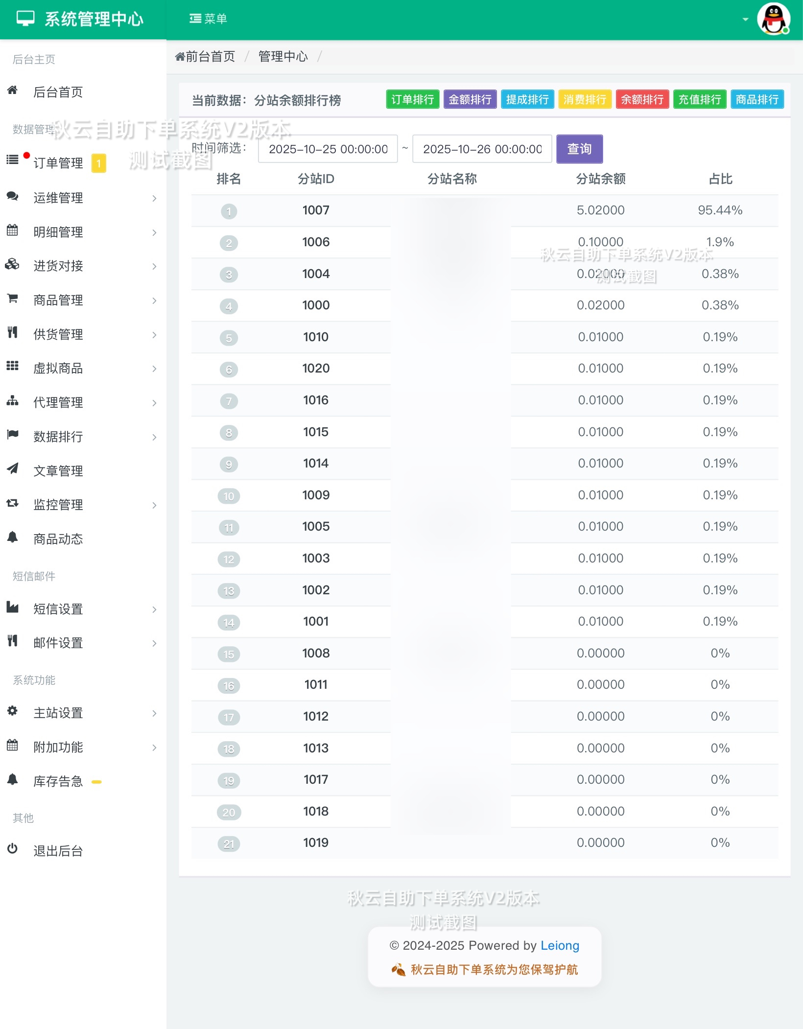 全网首发 秋云自助下单系统 V2 最新版 彩虹云商城二开美化 全网首发 秋云自助下单系统 V2 最新版 彩虹云商城二开美化