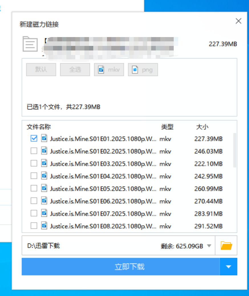 迅雷 v9.1.49160 极限精简版 只有 25M 大小 磁力高速下载