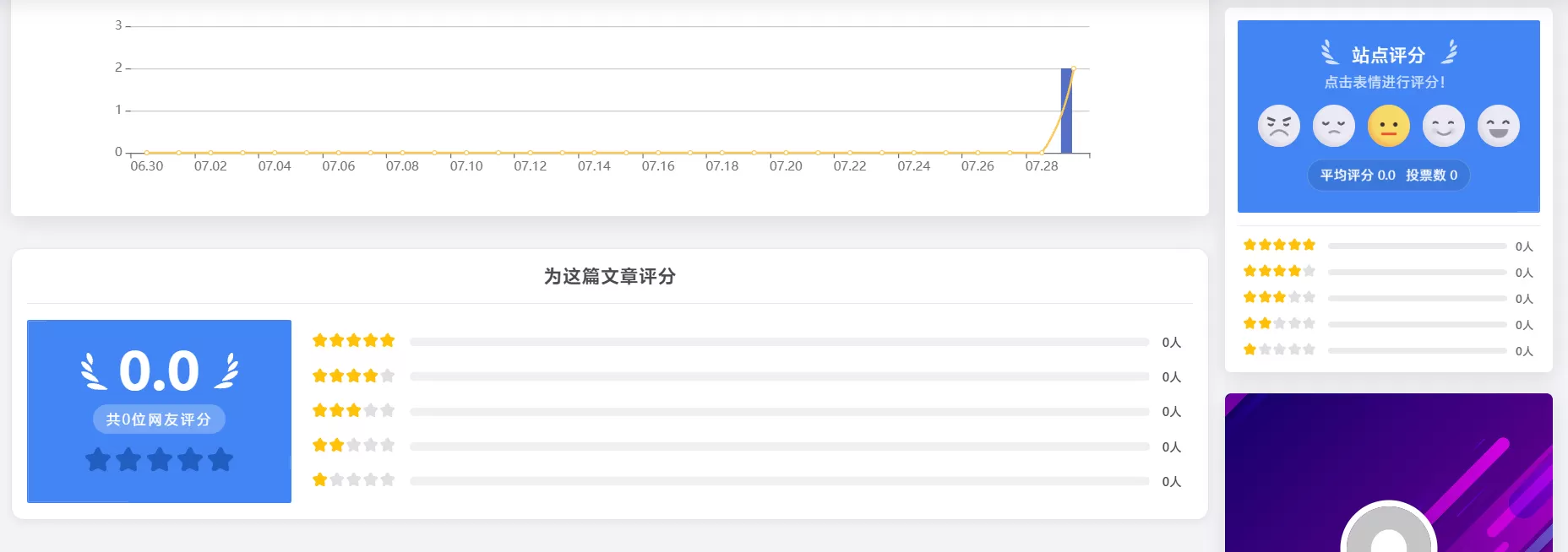 Onenav 一为导航评分插件,适配新 / 旧版本 Onenav 一为导航评分插件,适配新 / 旧版本