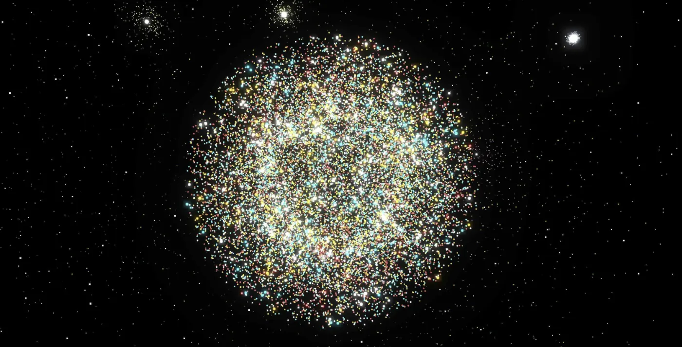 一个元旦快乐的前端小页面，可手势控制