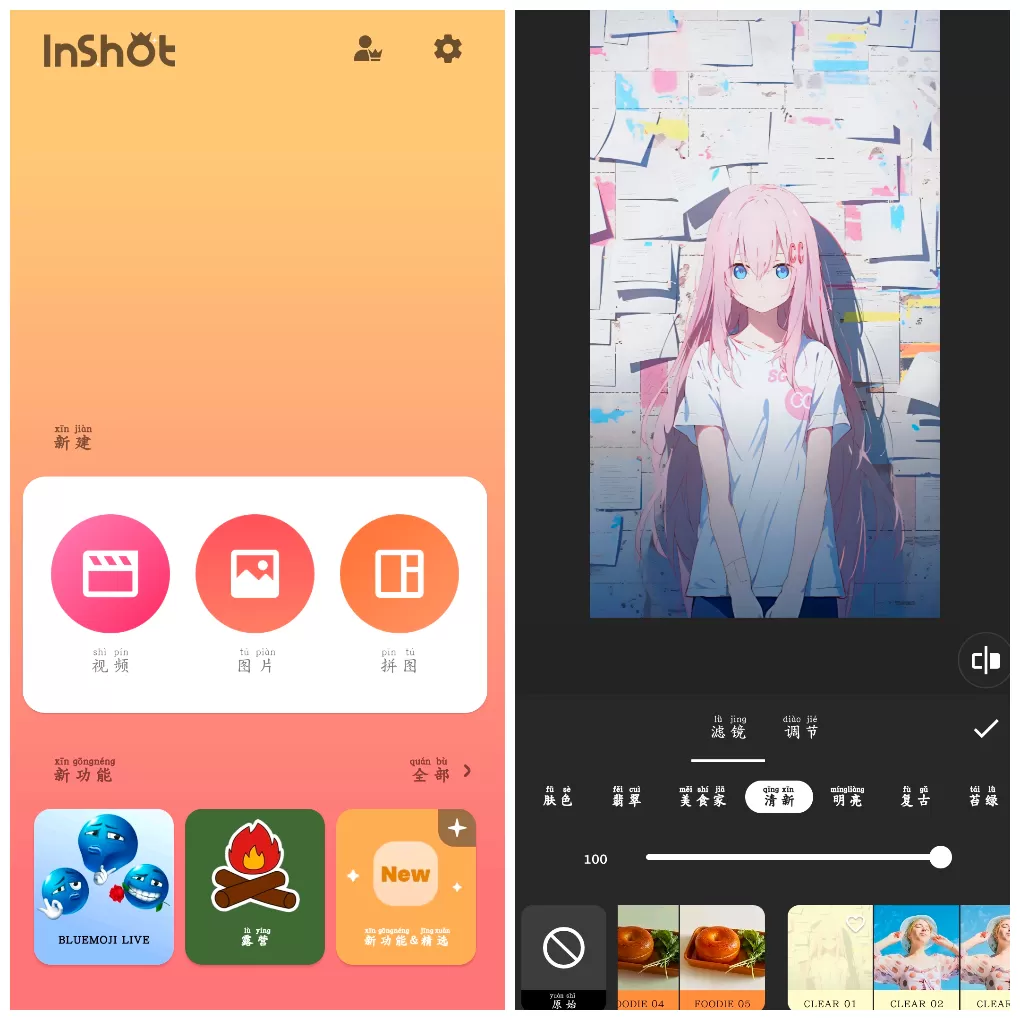 InShot- 视频编辑 v2.241.1553 高级版 一款专业的视频剪辑工具