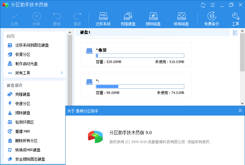 分区助手技术员 v10.1.0 特别版