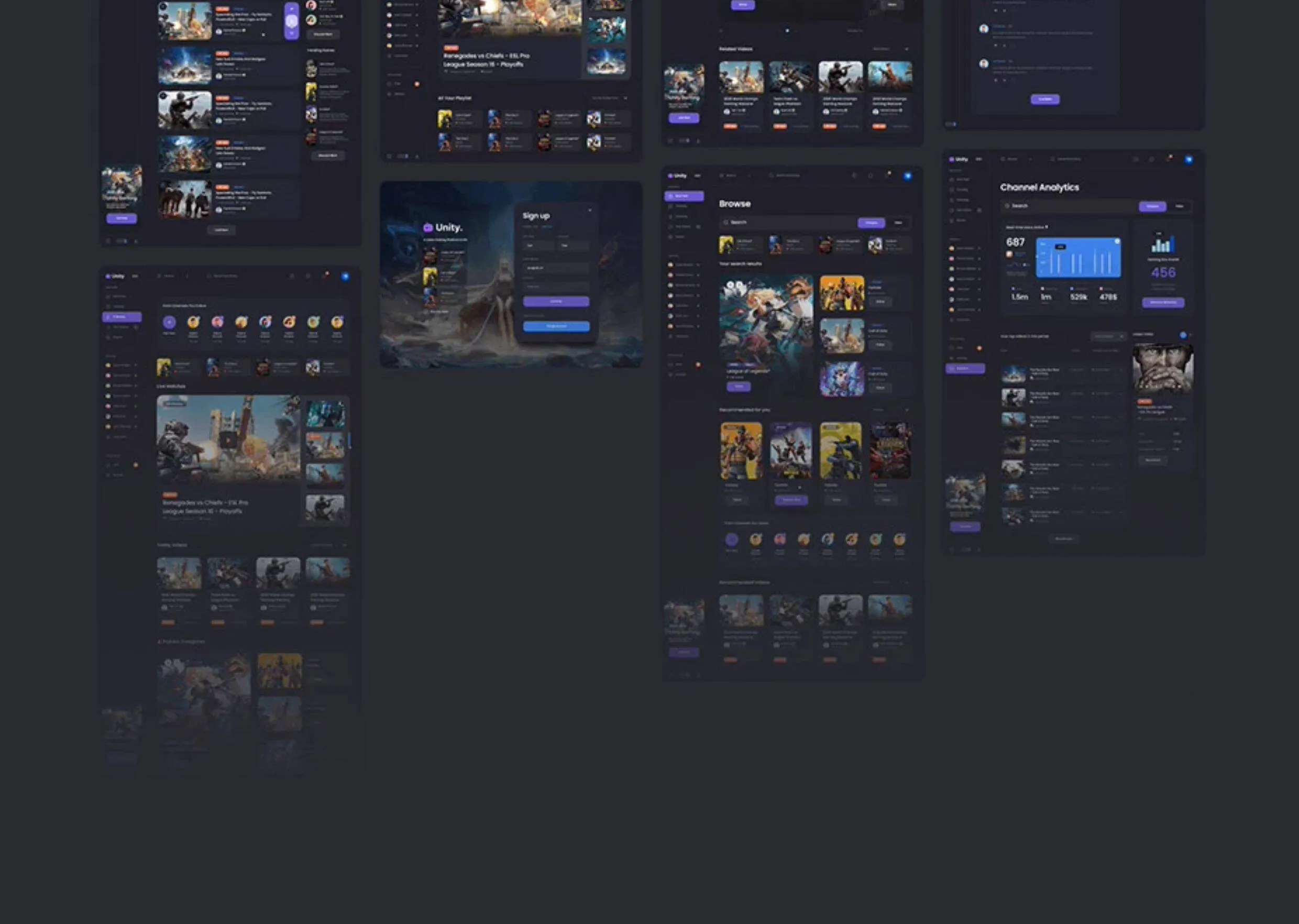 游戏 APP 后台管理系统 HTML 网站模板源码 UI 设计界面模板 XD\SKETCH