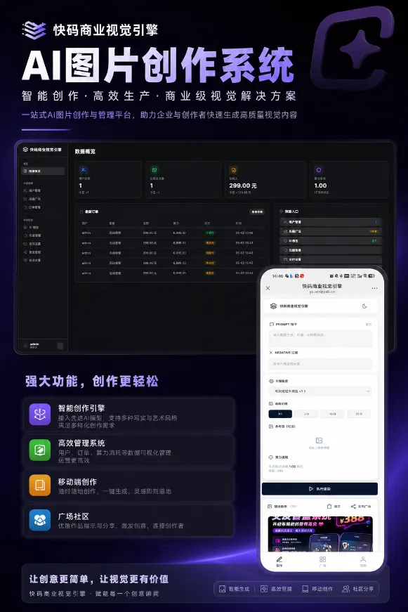 AI 图片生成系统 最新版