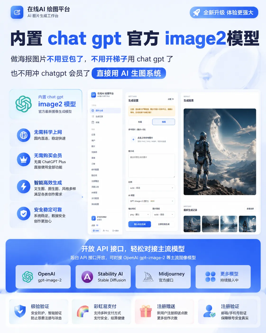 【全网首发】AI 图片创作系统