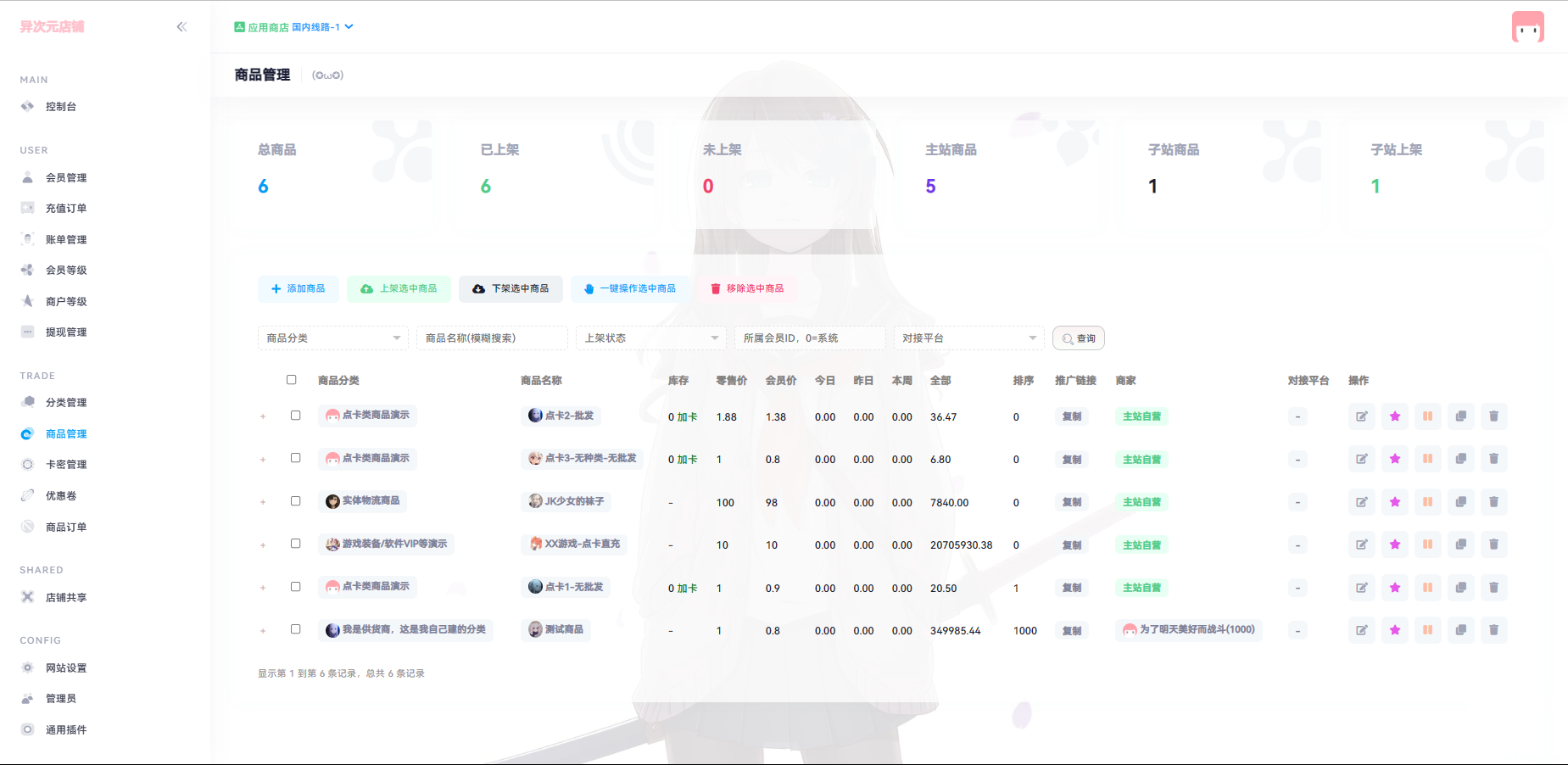 异次元发卡源码系统 / 荔枝发卡 V3.0 二次元风格发卡网全开源源码