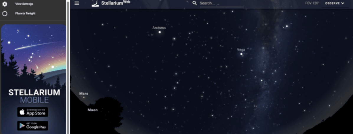 虚拟天文馆 stellarium V23.2