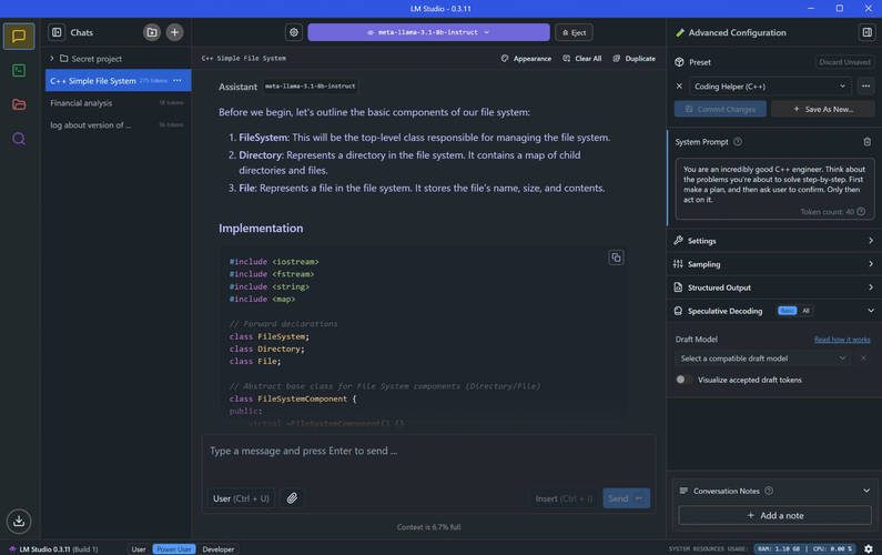 AI 模型语言交互 LM Studio v0.3.36-1