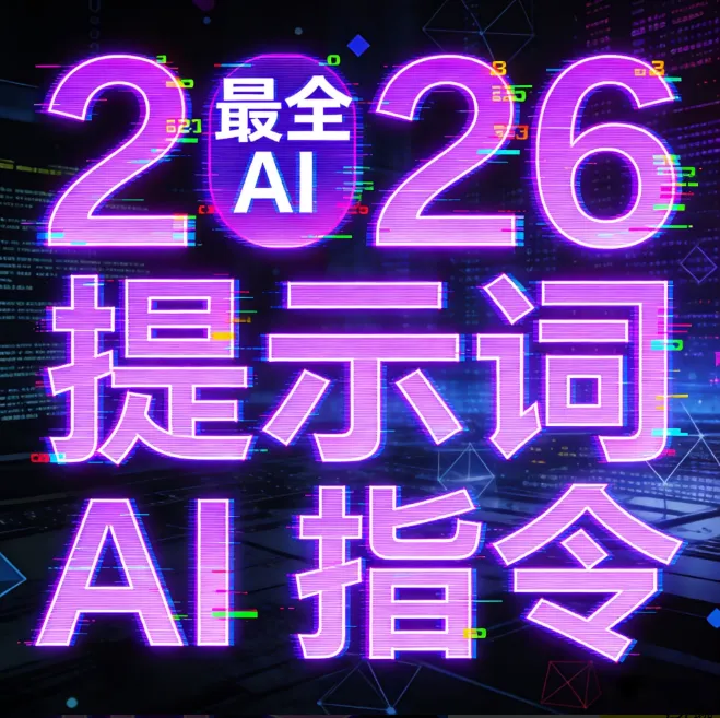 2026 最新最全 Ai 提示词合集(涵盖多领域、多平台) 2026 最新最全 Ai 提示词合集(涵盖多领域、多平台)