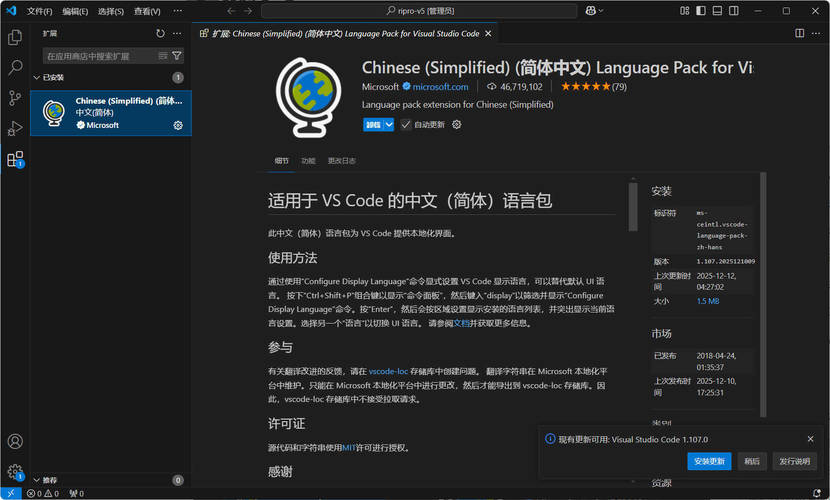 Visual Studio Code 1.107.18627 中文绿色版