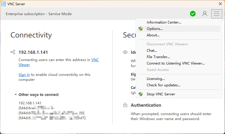 VNC Server 和 VNC Viewer 局域网内手机控制电脑 电脑投屏串流