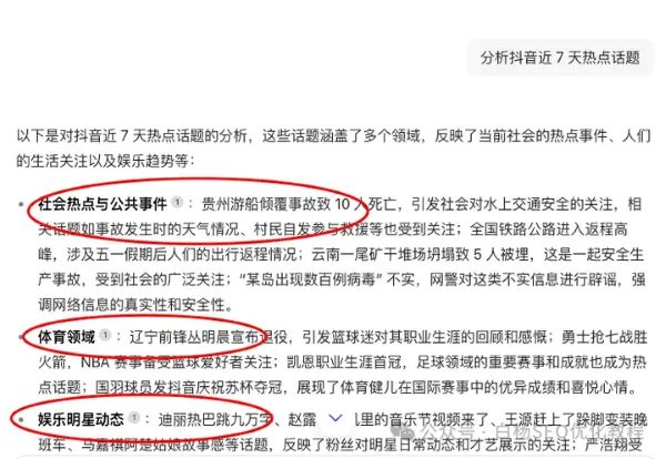 如何查找百度、抖音、微信、微博、小红书、知乎、B 站、视频号、快手等 7 天内最热门话题