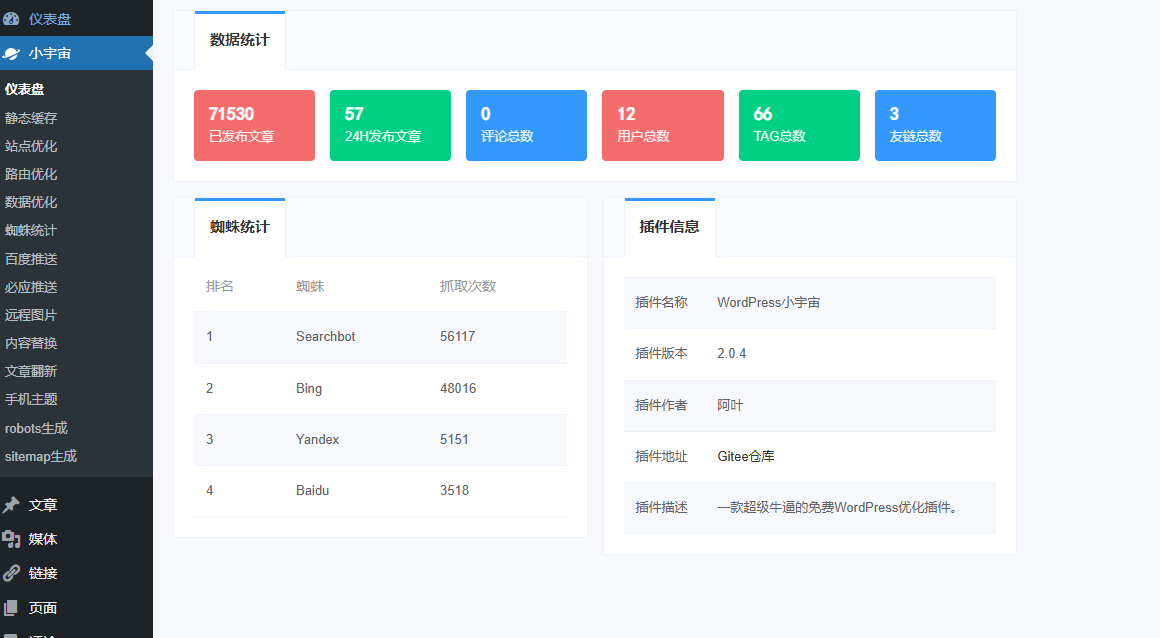 这可能是最牛逼的免费 WordPress 小宇宙优化插件了 这可能是最牛逼的免费 WordPress 小宇宙优化插件了